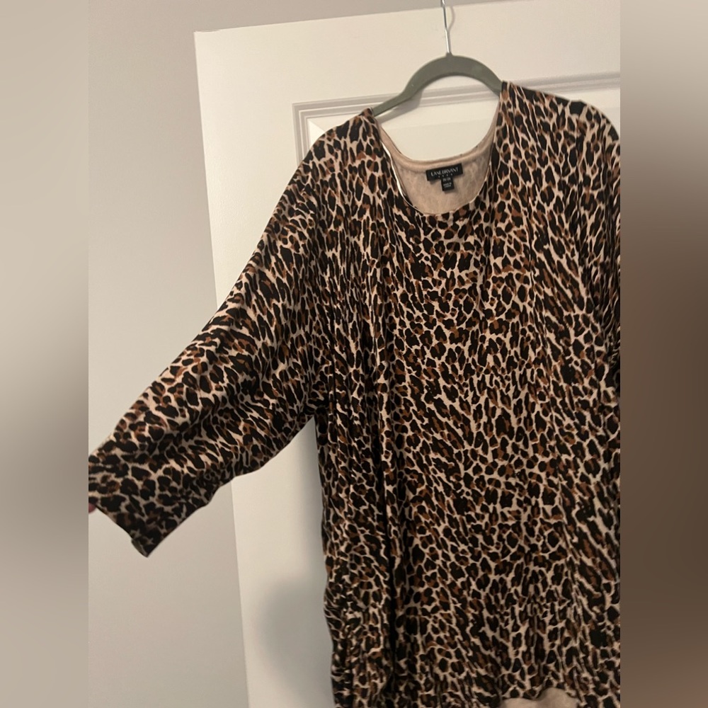EUC Lane Bryant Sweater Animal Print